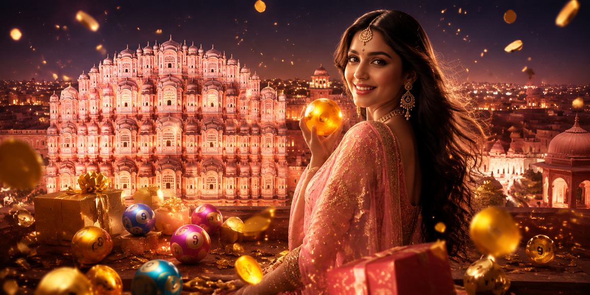 Young Indian woman playing Teen Patti in Jaipur with traditional surroundings